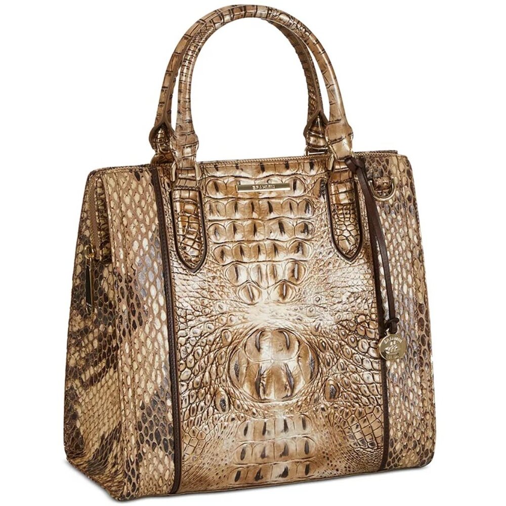 NWT Brahmin Caroline Cooper Embossed Leather purse, bag